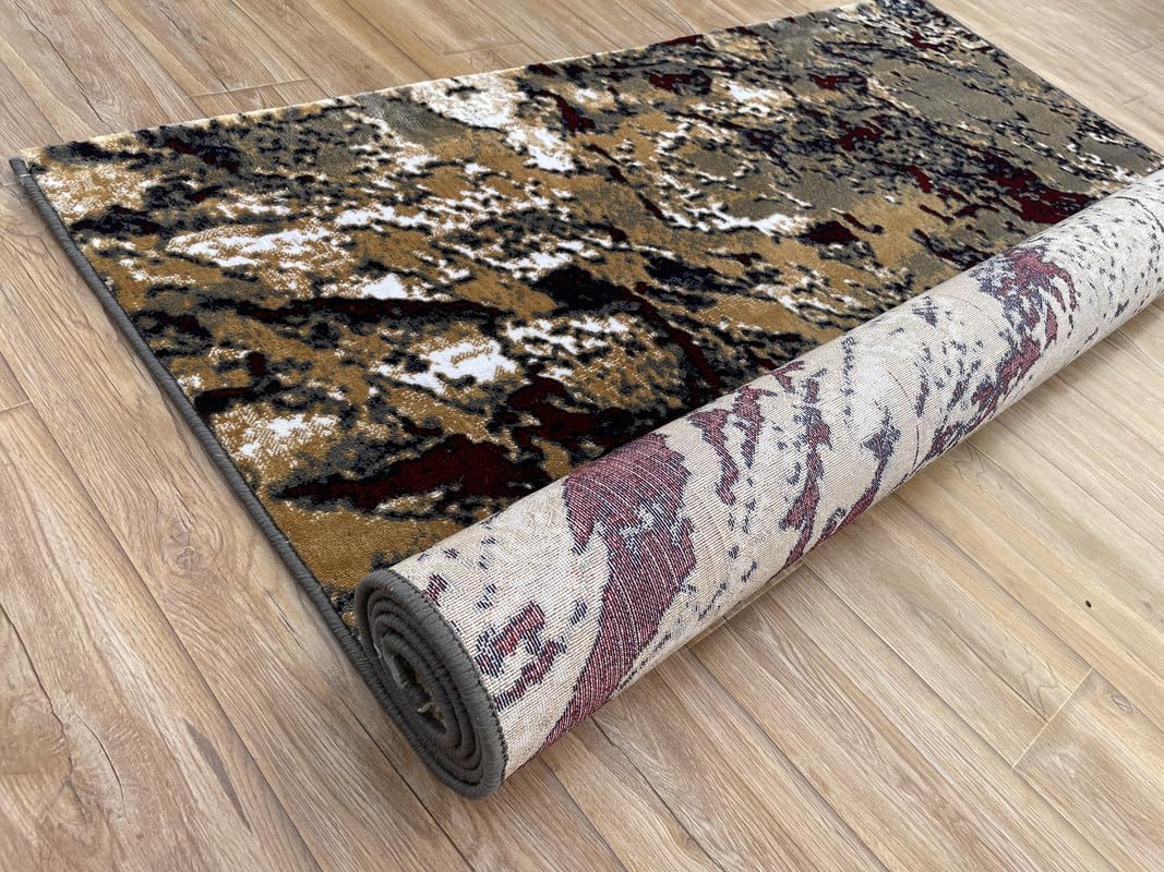 Carpet Handmade Multi Colour and More Shining Carpet for Living Room Drawing Room Hall 150x210cm (5x7 feet)