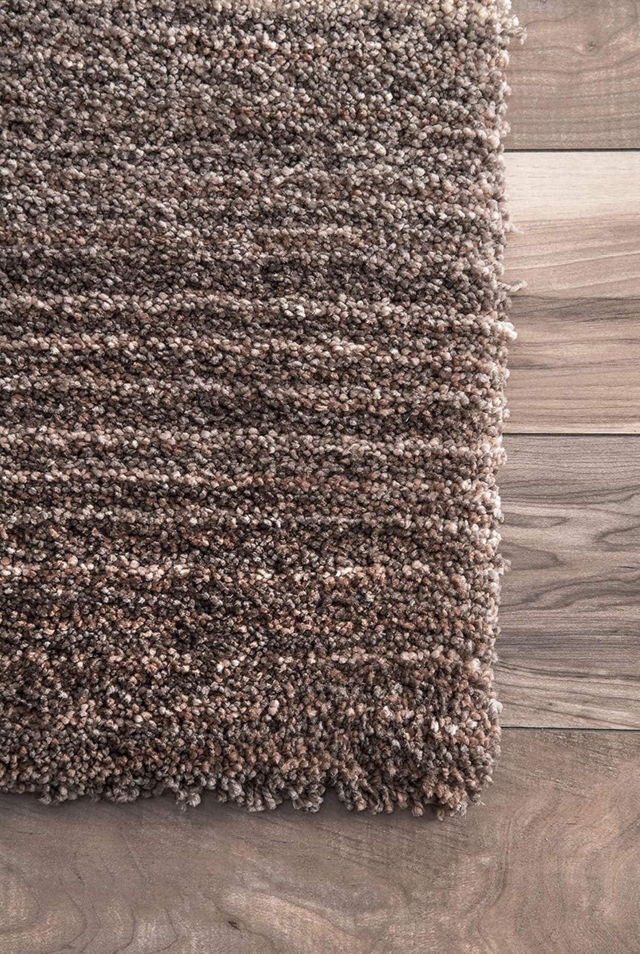 Handcrafted Blue & Beige Ombre Shaggy Carpet Luxury