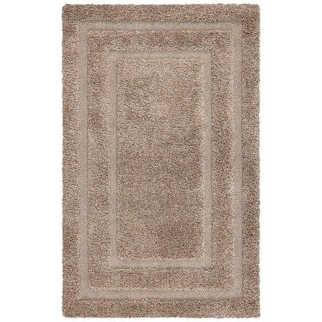 Handcrafted Beige New Shaggy Carpet