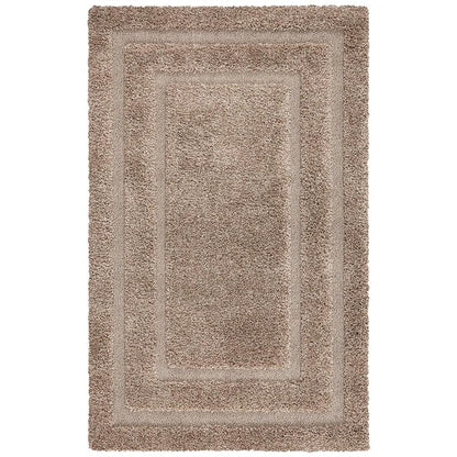 Handcrafted Beige New Shaggy Carpet