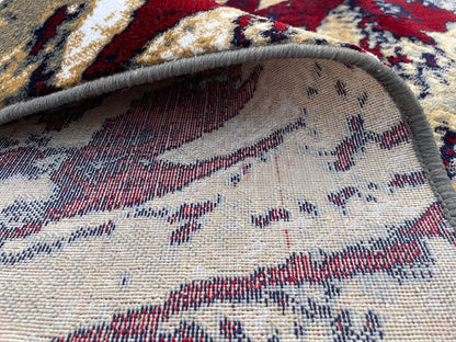Carpet Handmade Multi Colour and More Shining Carpet for Living Room Drawing Room Hall 150x210cm (5x7 feet)