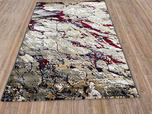 Carpet Handmade Multi Colour and More Shining Carpet for Living Room Drawing Room Hall 150x210cm (5x7 feet)