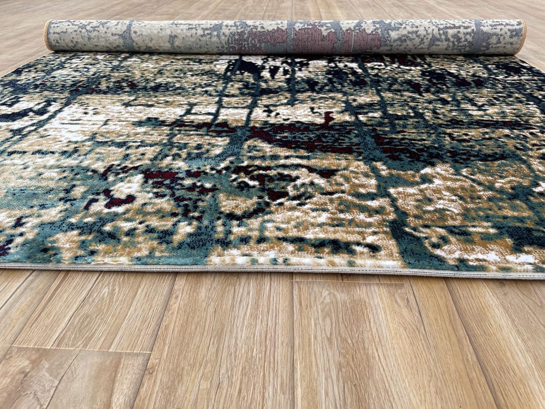 Handmade Multi Colour and More Shining Carpet for Living Room Drawing Room Hall 90x150cm (3x5 feet)