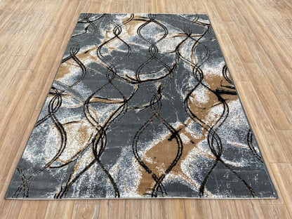 Handmade Multi Colour and More Shining Carpet for Living Room Drawing Room Hall 150x210cm (5x7 feet)