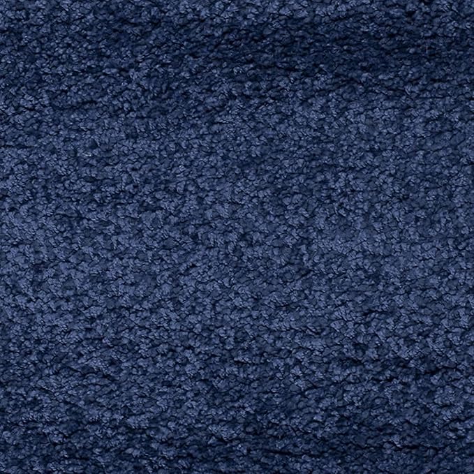 Blue Solid Shaggy Carpet – Ultra-Soft Handwoven High-Density Microfiber Rug