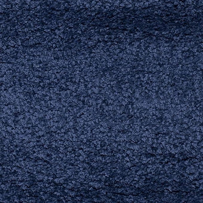 Blue Solid Shaggy Carpet – Ultra-Soft Handwoven High-Density Microfiber Rug